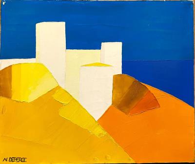 Sunny landscape by Niels Deberce - Auction record, sale price, and art valuation. Compare with similar artists and explore comparable artworks.
