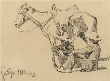 Gallop Indian Figures