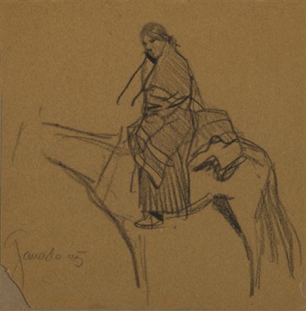 Navajo Woman Rider