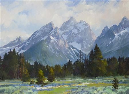The Cathedral Group in the Tetons