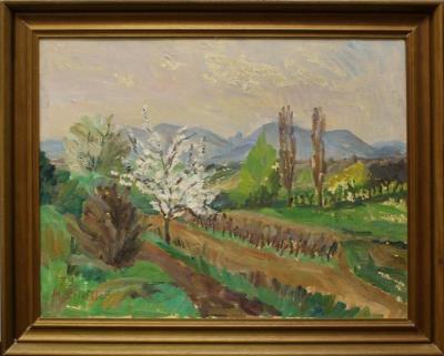 Spring Landscape by Marie Strieffler - Auction record, sale price, and art valuation. Compare with similar artists and explore comparable artworks.