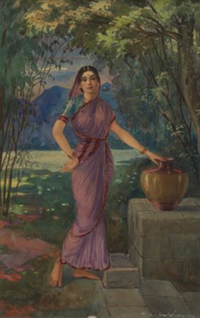 Untitled (Lady in a Garden)