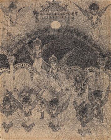 Untitled by K G Ramanujam - Auction record, sale price, and art valuation. Compare with similar artists and explore comparable artworks.