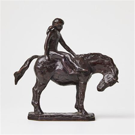 "Girl on horse"