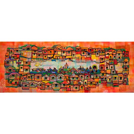 Pahiyas in Lucban by Manuel Baldemor - Auction record, sale price, and art valuation. Compare with similar artists and explore comparable artworks.