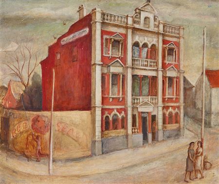 Melbourne Hotel, South Brisbane 1948 by Margaret Hannah Olley - Auction record, sale price, and art valuation. Compare with similar artists and explore comparable artworks.