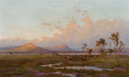 Sample artwork by William Charles Piguenit (1836 - 1914), known for landscape painting - View similar artists and auction records