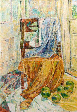 Chair and Drapery 1958