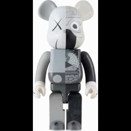 BE@RBRICK COMPANION 1000% Gray Dissected