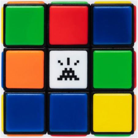 Invaded Cube, from Rubikcubism (NVDR1-1)