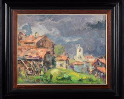 Sample artwork by Antonio de la Pena (Born 1938), known for painting - View similar artists and auction records