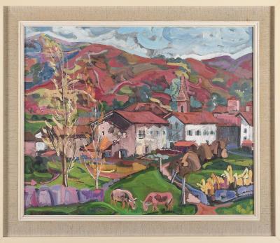Navarrese landscape by Ana Marin - Auction record, sale price, and art valuation. Compare with similar artists and explore comparable artworks.