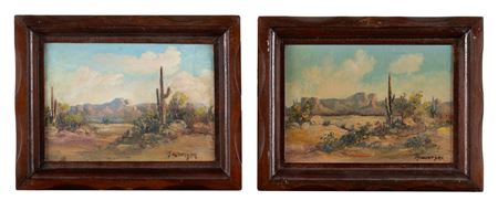 Two Desert Landscapes