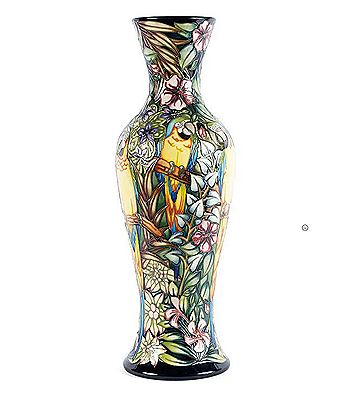 FOR MOORCROFT 'ARARAUNA' VASE