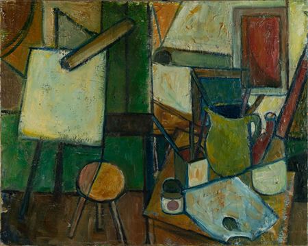 Quiet Studio by Viola Poth - Auction record, sale price, and art valuation. Compare with similar artists and explore comparable artworks.
