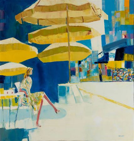 Sample artwork by Sidney Smiley (1912 - 2002), known for abstract figure, beach scene, still-life - View similar artists and auction records