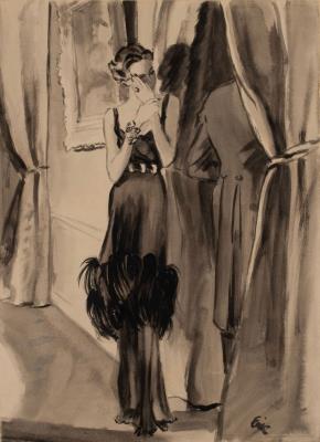 Sketch for American Vogue