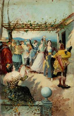 Sample artwork by Julian Lucas Villaamil (Born 1865), known for painting - View similar artists and auction records