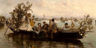 A day in the gondola, Venice