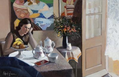 Interior by Rafael Griera Calderon - Auction record, sale price, and art valuation. Compare with similar artists and explore comparable artworks.