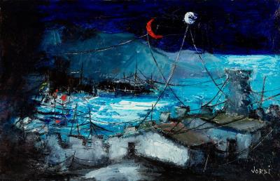 Surrealist landscape