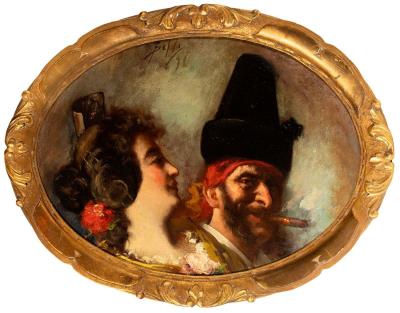 Couple by Benito Belli - Auction record, sale price, and art valuation. Compare with similar artists and explore comparable artworks.