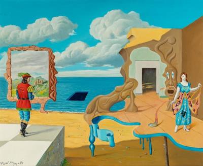 "Surrealist scene", 1979.