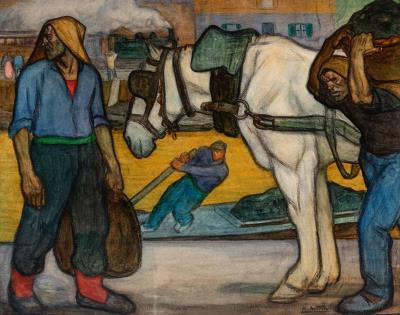 Basque characters by Aurelio Arteta Y Errasti - Auction record, sale price, and art valuation. Compare with similar artists and explore comparable artworks.