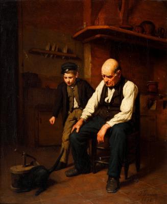 Interior with characters by Jose Duran Y Riera - Auction record, sale price, and art valuation. Compare with similar artists and explore comparable artworks.