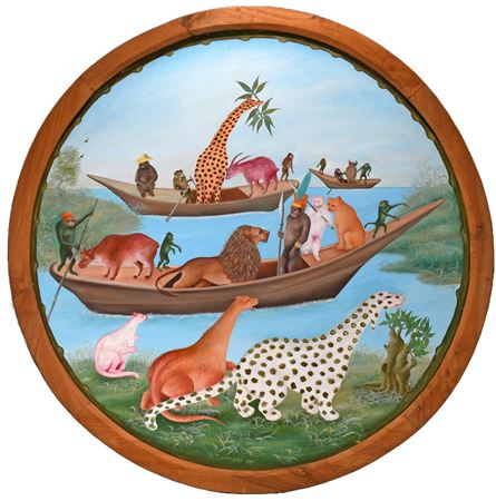 Untitled (Animals In Boats)