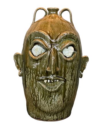 Giant 8 Gallon Large Rock Eye Face Jug
