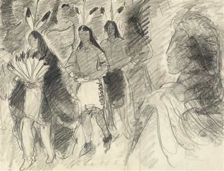 Untitled (Feather Dancers)