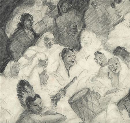 Untitled (Pueblo Figures)