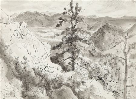 Untitled (Lone Pine Landscape)