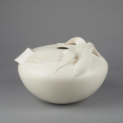Seed Pot with Corn Design