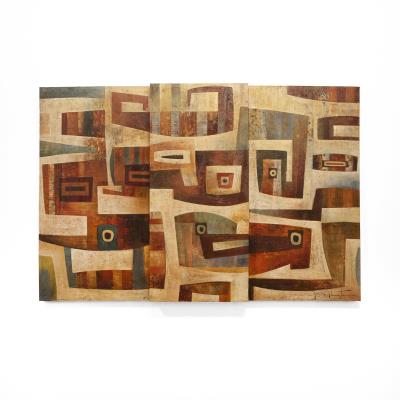 Untitled (Dimensional Abstract Triptych), ca. 2005