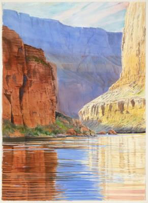 Bright Angel Afternoon by Merrill Dean Mahaffey - Auction record, sale price, and art valuation. Compare with similar artists and explore comparable artworks.