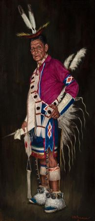 Untitled (Portrait of a Kiowa Dancer)