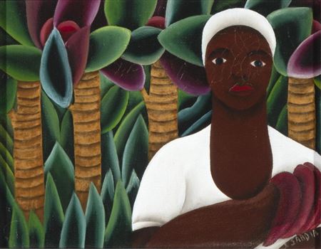 Untitled (Figure Among Trees)
