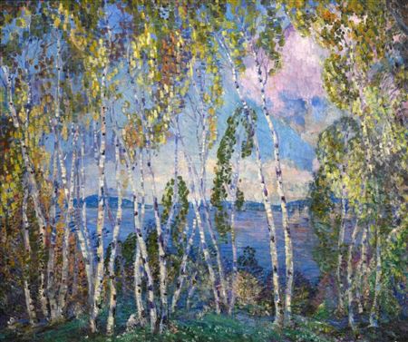 "Autumn Birches"