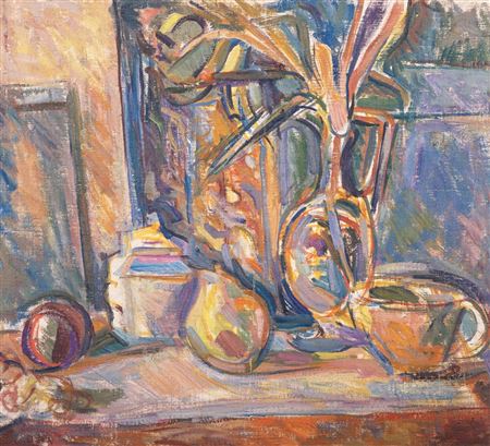 Still Life/Portrait of a Woman (double-sided)