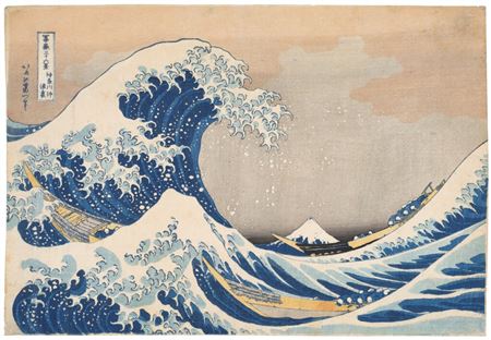 Under the Wave off Kanagawa (Kanagawa-oki nami-ura), also known as The Great Wave