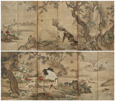Birds and Flowers of the Four Seasons (Shiki kacho zu)