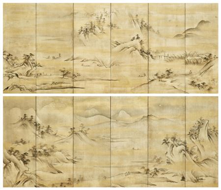 Eight Views of the Xiao and Xiang Rivers (Shosho hakkei)