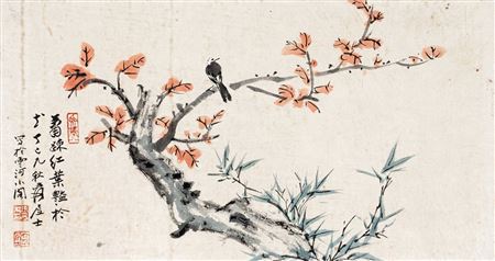 FLOWER AND BIRD