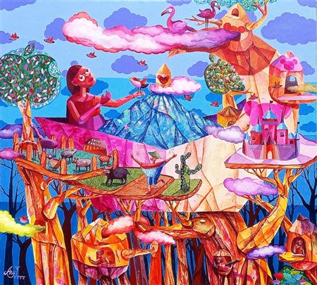 Euforia Utopis 2024 by Arif Fiyanto - Auction record, sale price, and art valuation. Compare with similar artists and explore comparable artworks.