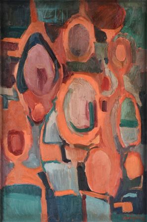 "Arrangement," 1958 by Henri Gadbois - Auction record, sale price, and art valuation. Compare with similar artists and explore comparable artworks.