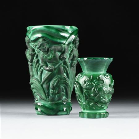 TWO ART DECO VASES