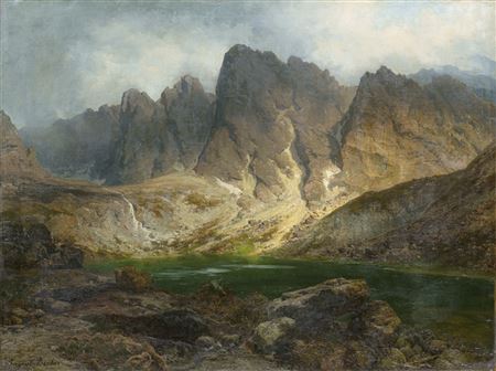 "Felker See (Velické pleso, Velická dolina, Hohe Tatra). Nach" by August Becker - Auction record, sale price, and art valuation. Compare with similar artists and explore comparable artworks.