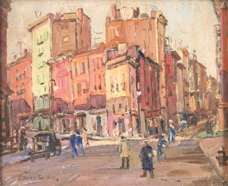 East Side by Edwin Gunn - Auction record, sale price, and art valuation. Compare with similar artists and explore comparable artworks.